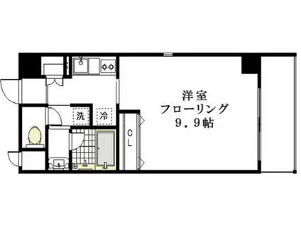 アークコミュー阿佐谷(1K/8階)の間取り写真