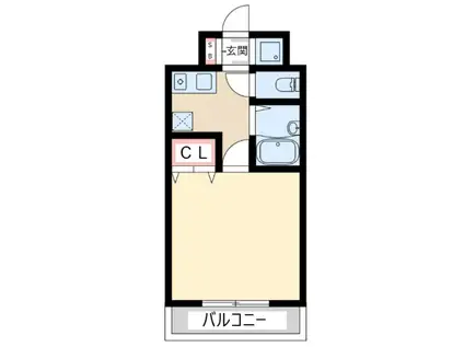 エクセレント上新12(1K/7階)の間取り写真