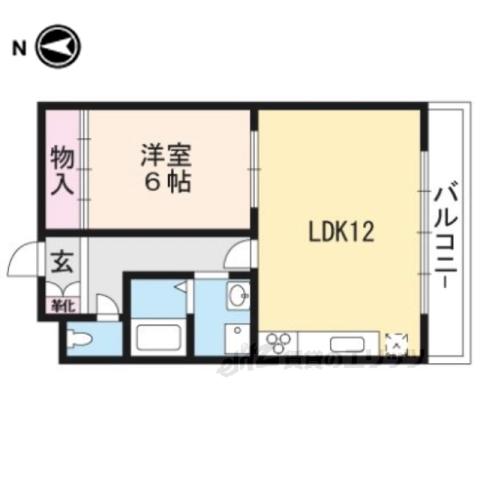 コーポラスコキチ(1LDK/3階)の間取り写真