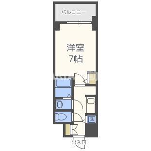 S-RESIDENCE 都島(1K/9階)の間取り写真