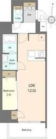 S-RESIDENCE高岳BRESA(1LDK/2階)の間取り写真