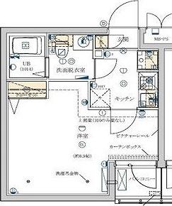 MAXIV代田橋(1K/2階)の間取り写真