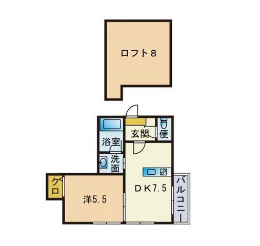 スプレンディドバースⅡ(1LDK/1階)の間取り写真