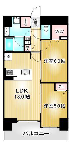 プレサンスロジェ上前津駅前(2LDK/10階)の間取り写真