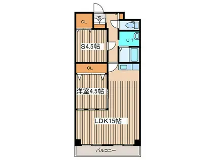 ハイツディオネ(1SLDK/9階)の間取り写真
