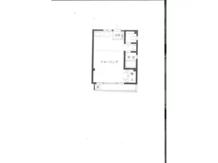 パナセブンハイツ(ワンルーム/3階)の間取り写真