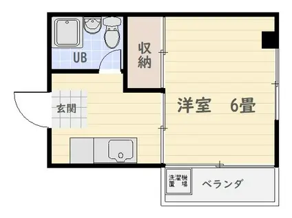 GRANVERDE UENOSONO(1K/4階)の間取り写真