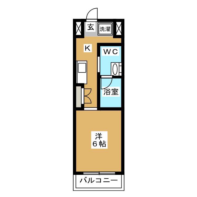 AQUA I(1K/4階)の間取り写真