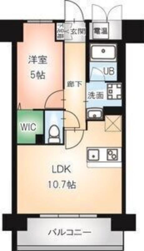 NAVIGLIO PALAZZO(1LDK/2階)の間取り写真