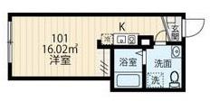 フィオーネ亀有(ワンルーム/1階)の間取り写真