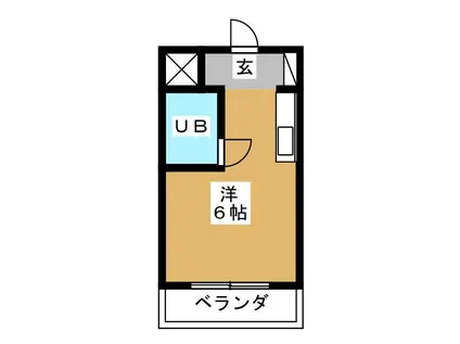 TOP東中山(ワンルーム/2階)の間取り写真