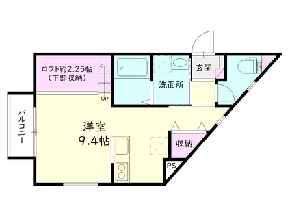 LAPIS大学南(ワンルーム/3階)の間取り写真