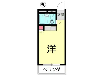 リオ宮原(ワンルーム/1階)の間取り写真