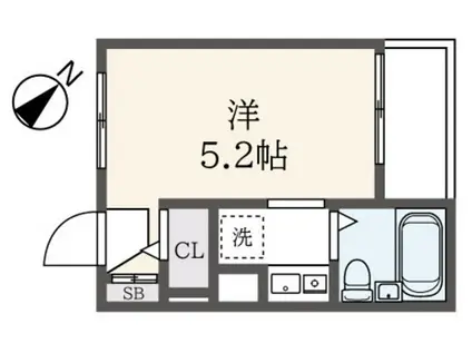 スターホームズ三ツ境VII(1K/1階)の間取り写真