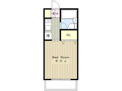 ランドフォレストM新百合ヶ丘(1K/3階)の間取り写真