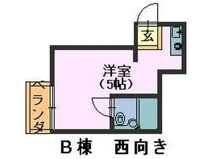 CLM南本山(ワンルーム/2階)の間取り写真