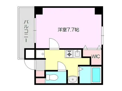 MPLAZA新大阪弐番館(1K/6階)の間取り写真