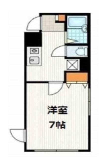 シャルムドミール成増(1K/1階)の間取り写真