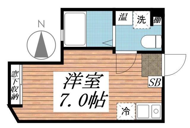 CHERIE(ワンルーム/4階)の間取り写真