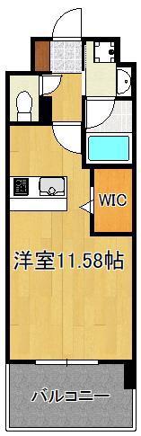 LEGEND111(ワンルーム/2階)の間取り写真