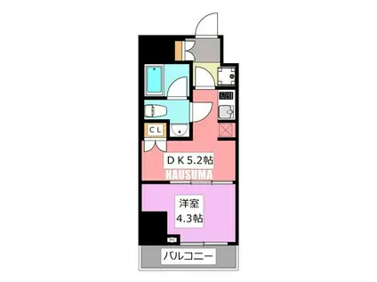 AIFLAT文京本駒込(1DK/7階)の間取り写真