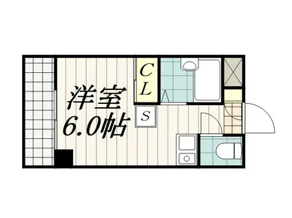 TKマンション(ワンルーム/4階)の間取り写真