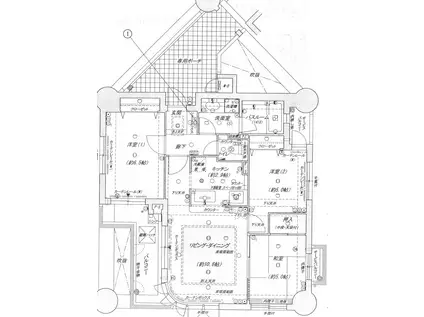 セレッソコート芦屋中央公園(3LDK/4階)の間取り写真