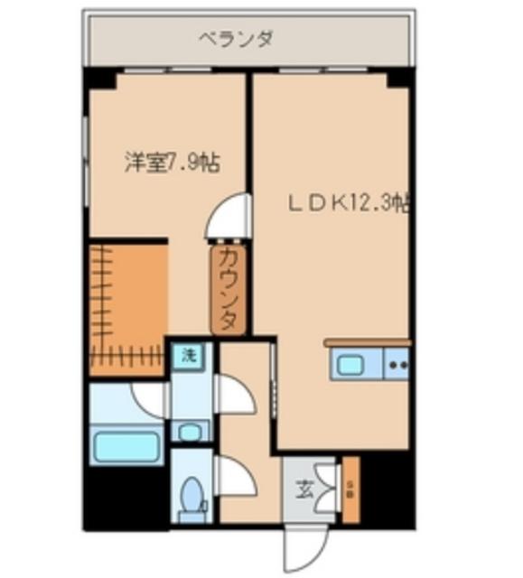 シルキーハイツ九段南2号館(1LDK/8階)の間取り写真