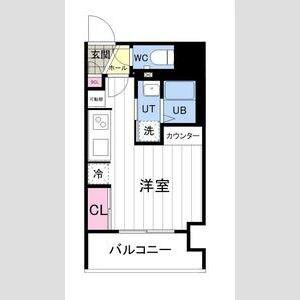 ASTER N13(1K/4階)の間取り写真