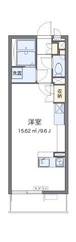 ミランダセレブII(ワンルーム/2階)の間取り写真