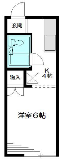 マイメゾン(1K/2階)の間取り写真