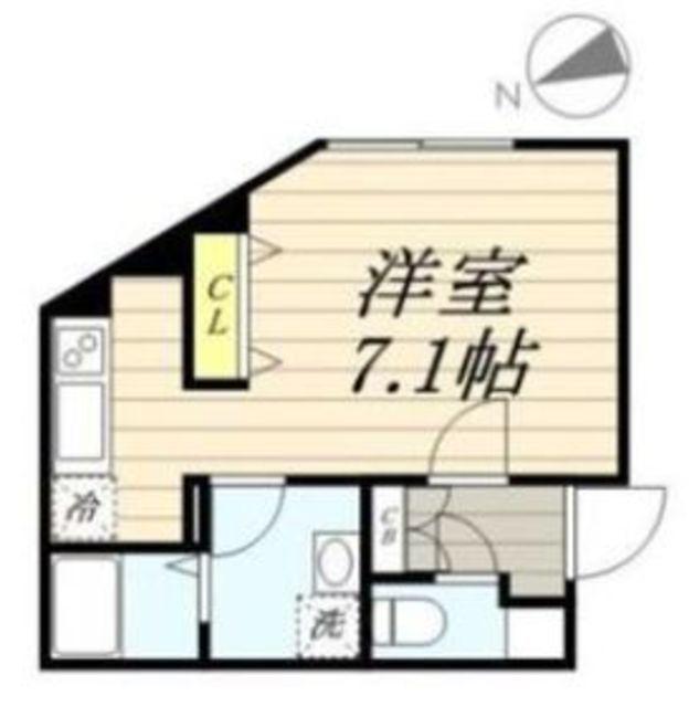 PASEO荻窪(ワンルーム/3階)の間取り写真