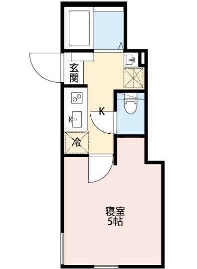 グランクオール北池袋(1K/4階)の間取り写真