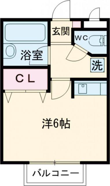 エクセレントソフィア(ワンルーム/1階)の間取り写真