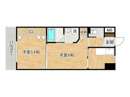 CYGNUS(2K/10階)の間取り写真