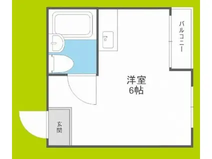 TAIHO MINTIA深江橋(ワンルーム/1階)の間取り写真