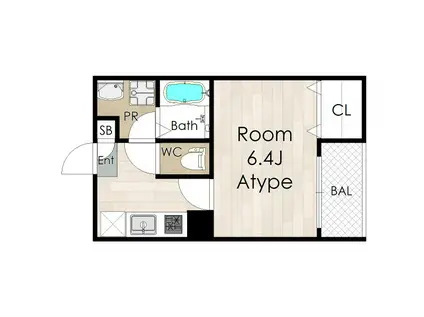 AVANTIO KINTETSU NAGASE アバンティオ近鉄長瀬(1K/1階)の間取り写真