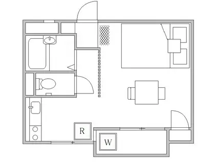 ベラ田園調布(1K/3階)の間取り写真