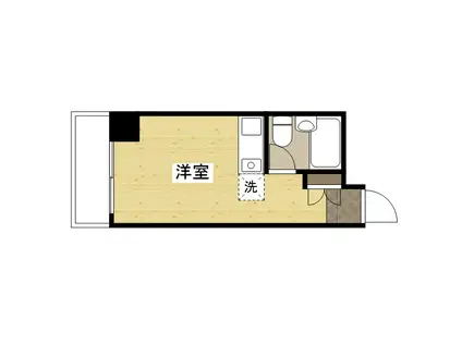 リアライズ福山(ワンルーム/3階)の間取り写真