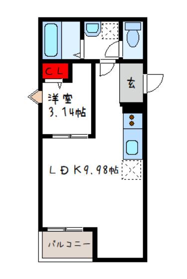 FSTYLE八尾北久宝寺(1LDK/3階)の間取り写真