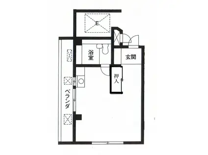 ウィントンハウス(ワンルーム/3階)の間取り写真