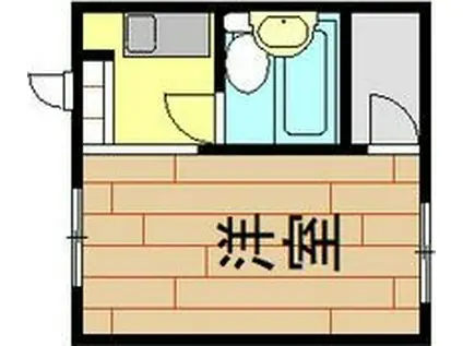 メゾン・ド・リュウ森小路(ワンルーム/3階)の間取り写真