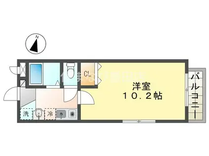 Rプリンス21(1K/3階)の間取り写真