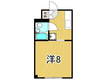 コジママンション(1K/3階)の間取り写真