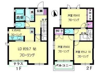 エクレール瀬田(3LDK/1階)の間取り写真