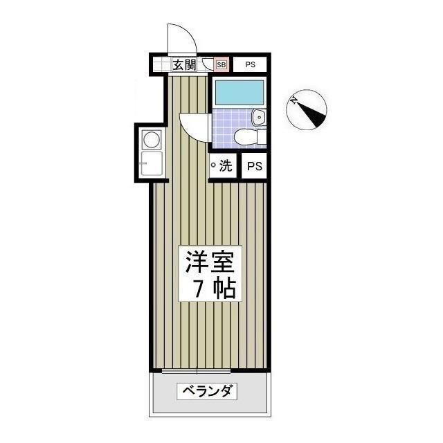アーバンハイム寿(ワンルーム/3階)の間取り写真