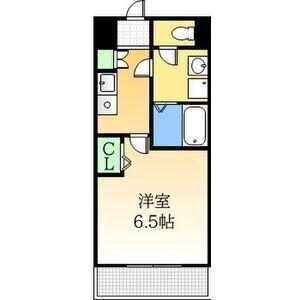 グランピア関目(1K/8階)の間取り写真