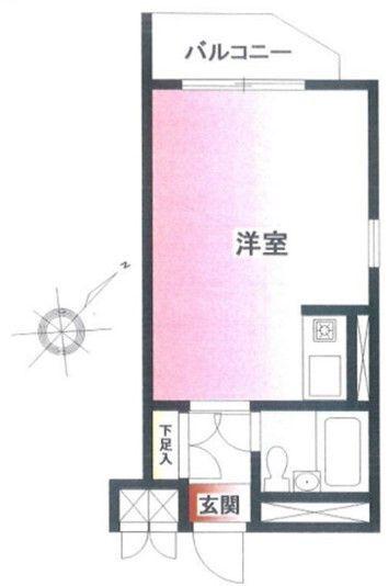 トップ成増(ワンルーム/5階)の間取り写真