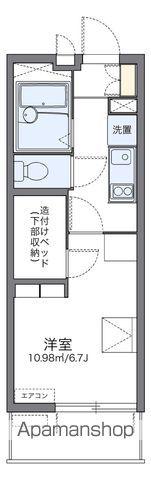 レオパレスAZUMA(1K/2階)の間取り写真
