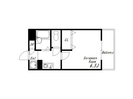 マッティナ神戸参番館(1K/4階)の間取り写真